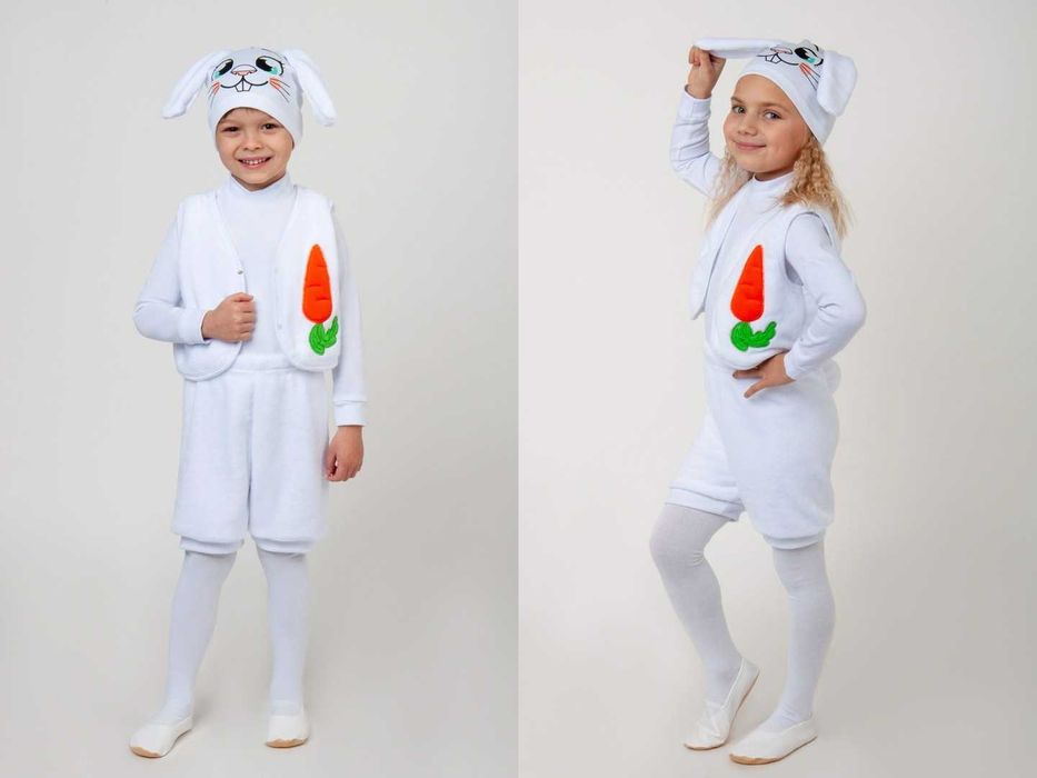 Новорічний костюм  "Зайчик" 92, 98, 104, 110