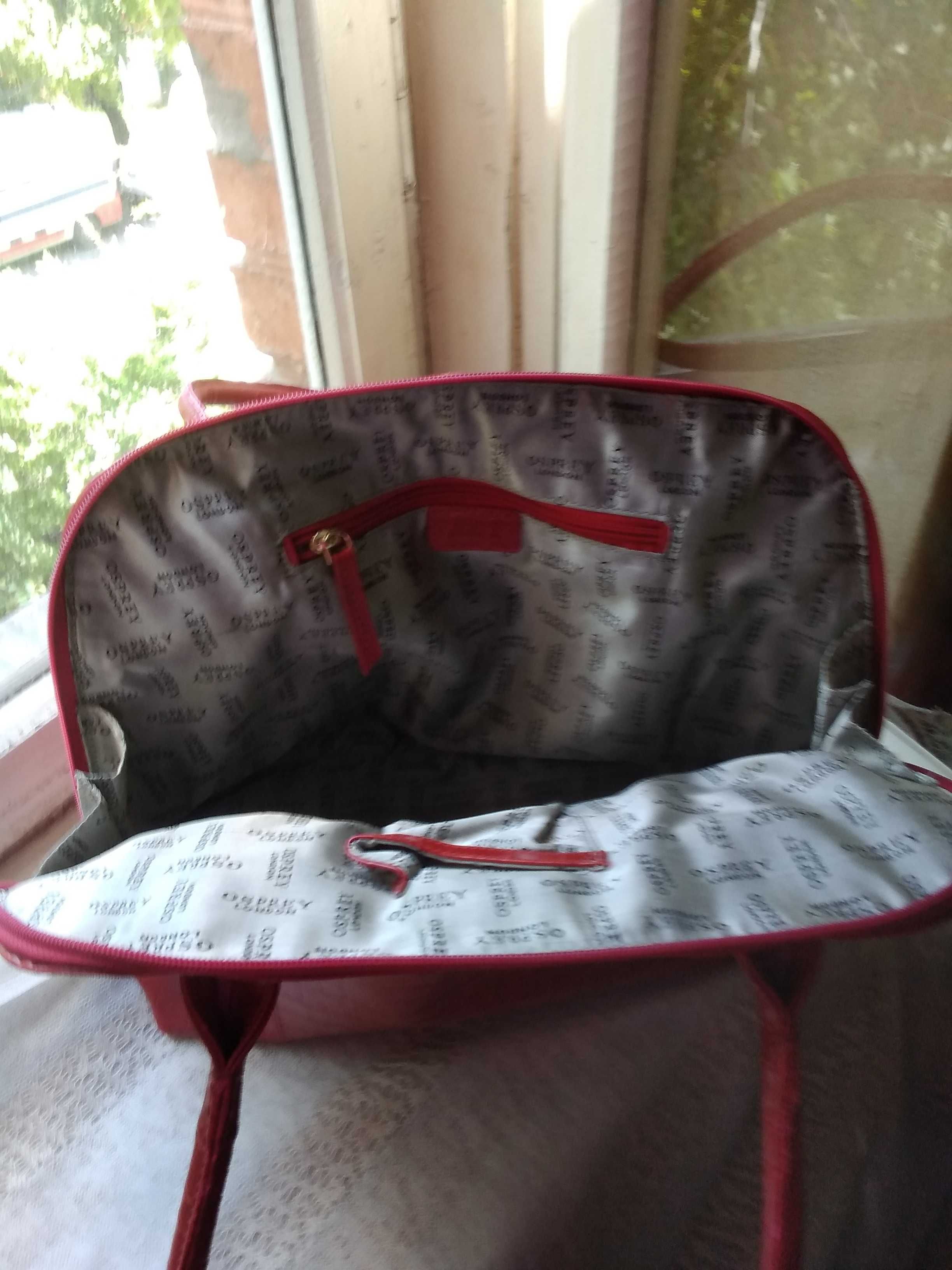 Сумка кожаная OSPREY LONDON натуральная  кожа
