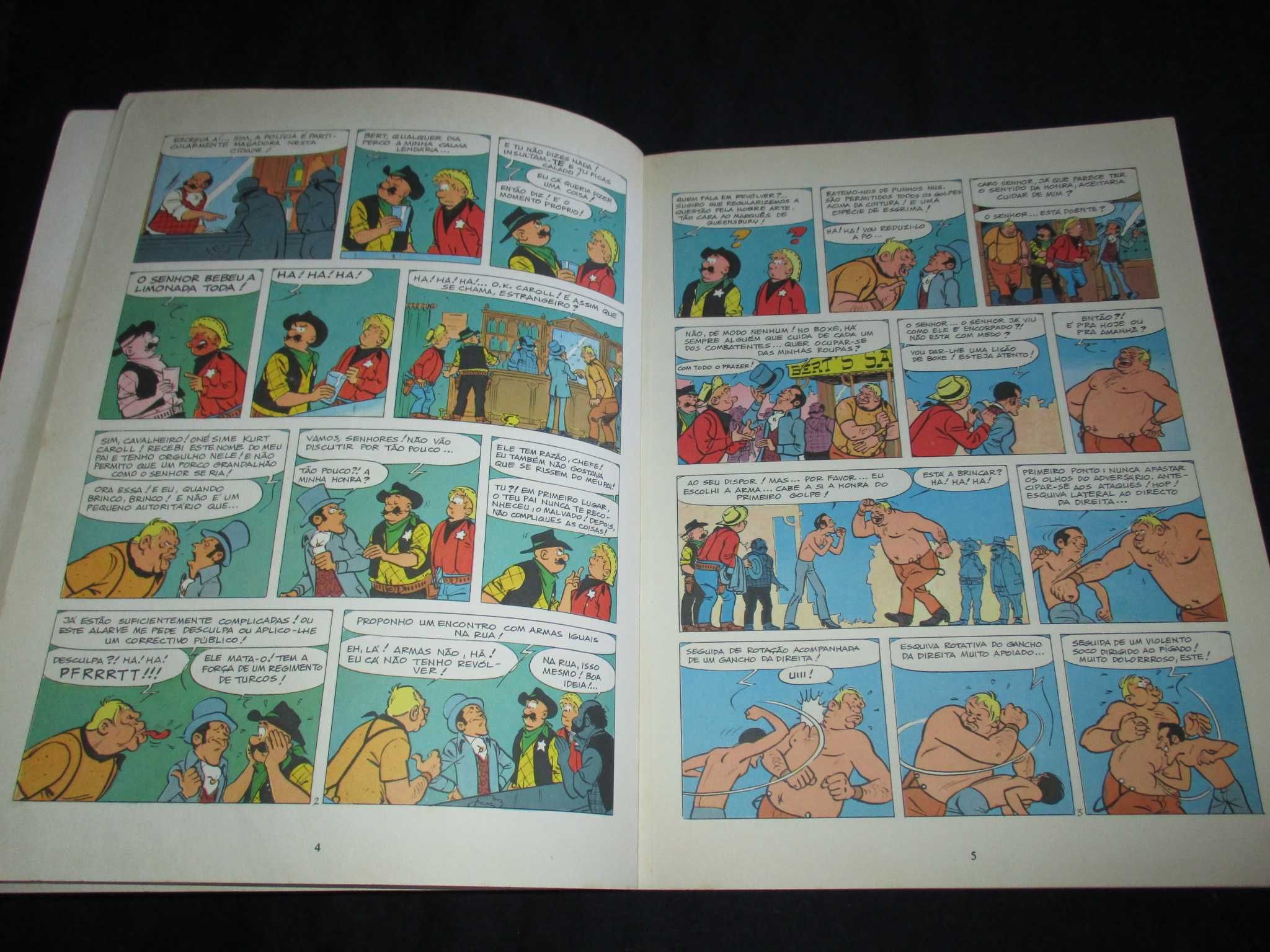 Livro BD Casanova Kid Aventuras de Chick Bill 1ª edição 1983