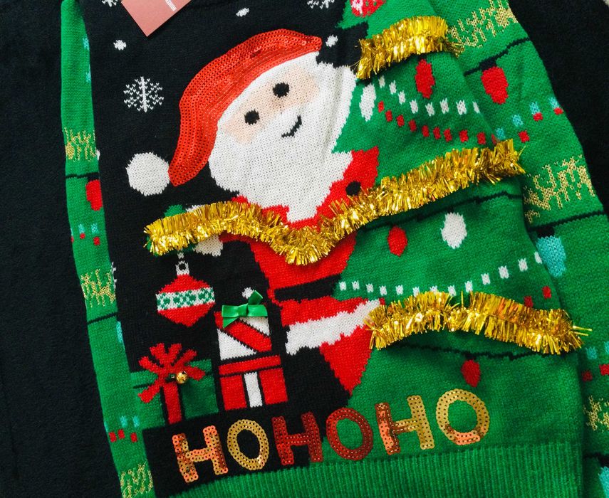 Nobo теплий светр з Новорічним принтом. новий з усіма бірками