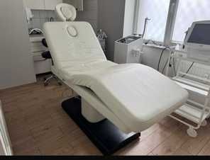 Łóżko kosmetyczne, elektrycznie regulowane, podgrzewane