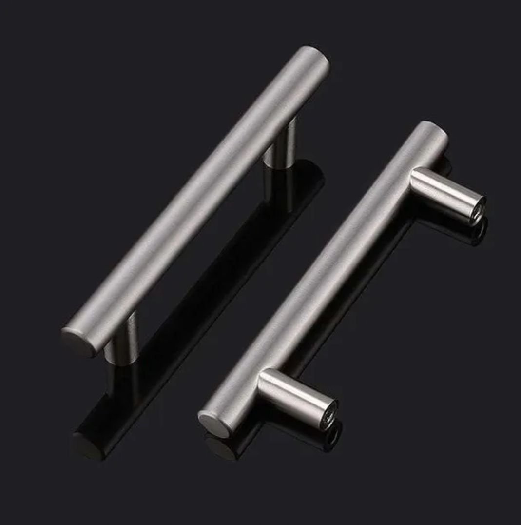 Uchwyt meblowy do szafek szuflad 150mm 15szt. stal nierdzewna Szary
