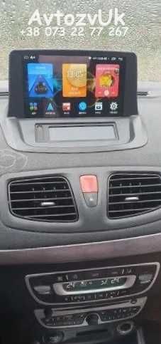 Android RENAULT Megane 3 Fluence Рено Меган 3 Флюенс CarPlay Магнитола