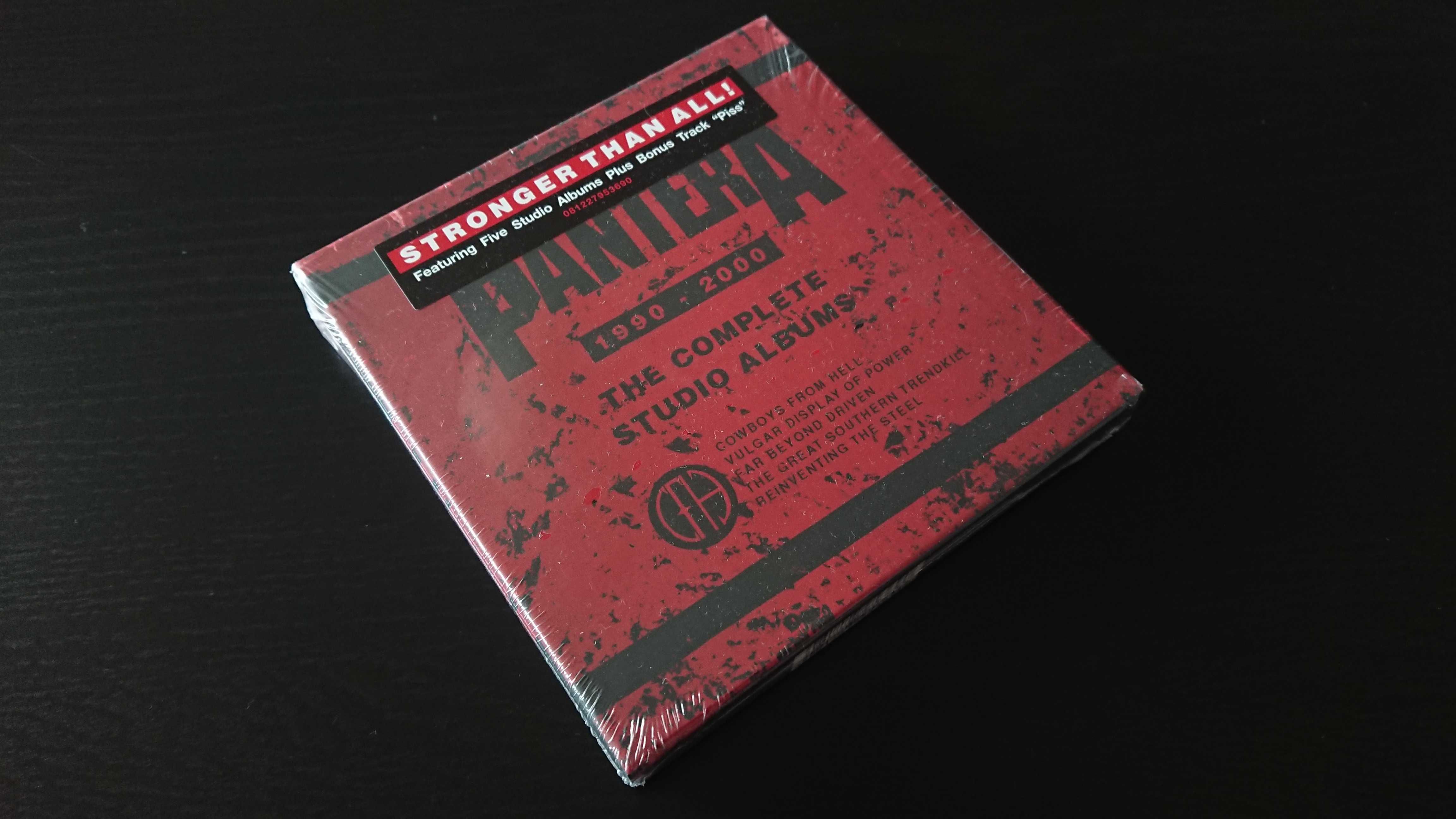 PANTERA 5CD BOX Complete Studio Albums 1990/2000 *NOWY* Folia + "Piss"
