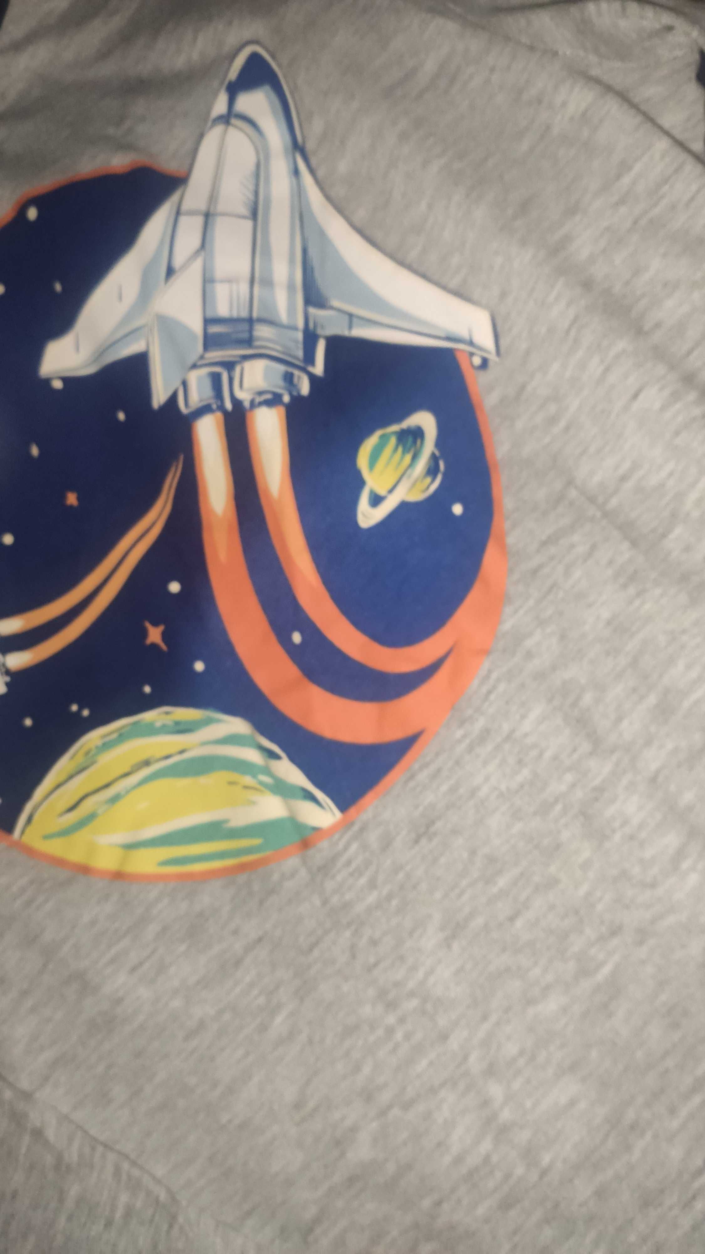 Piżama Zara *świecąca aplikacja* j. NASA, rakieta rozm. 152