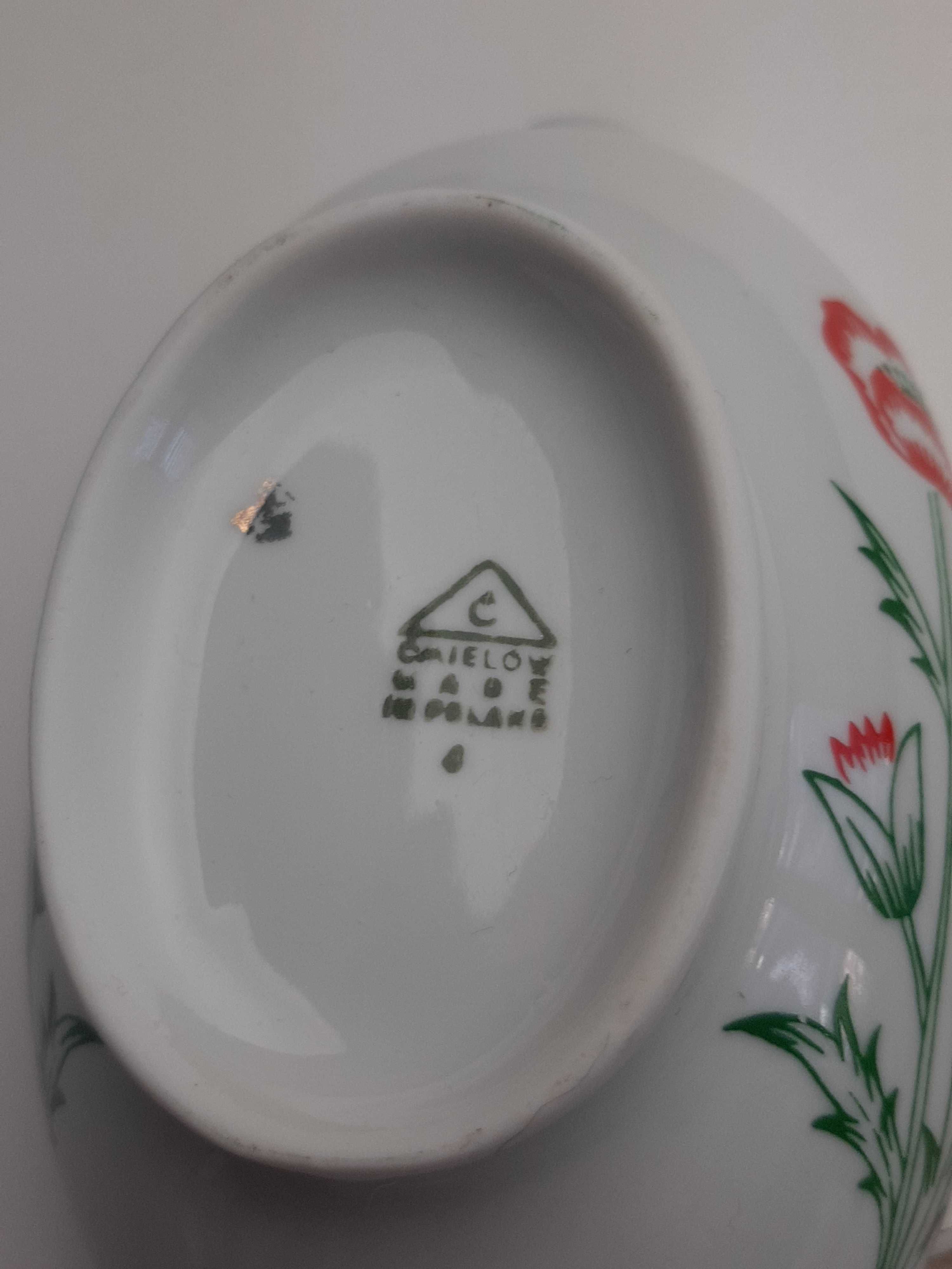 porcelanowa sosjerka Ćmielów PRL