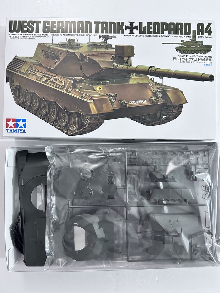 Czołg Leopard A4 model Tamiya 35112