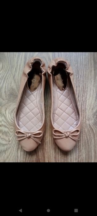 Baleriny balerinki baletki beżowe Anna Field rozm. 38