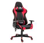 Fotel Gracza Gamingowy PlayMaker Black/Red regulacja podłokietników