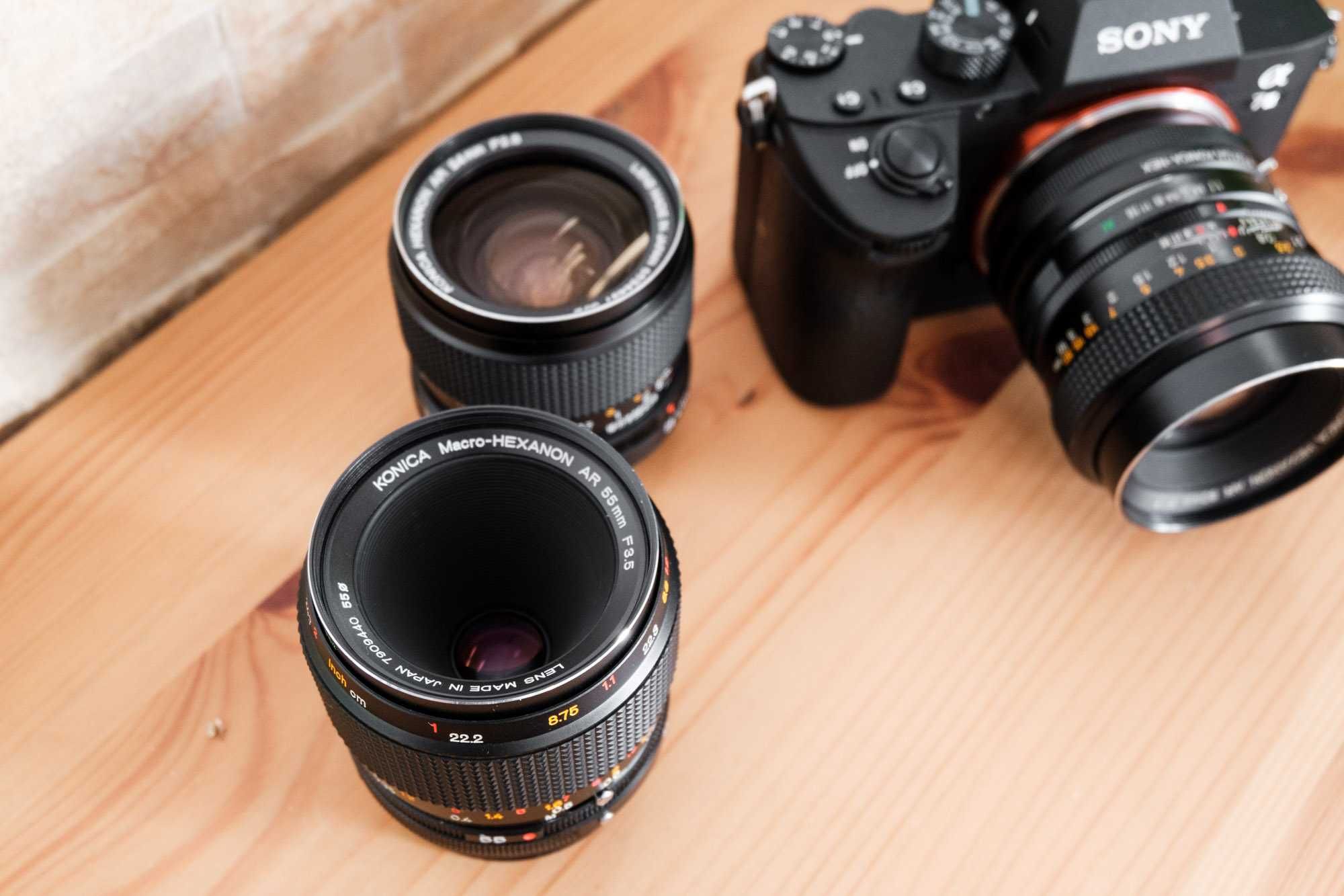 Konica AR 55mm Manual Macro Lens Sony E-Mount / Canon R-Mount