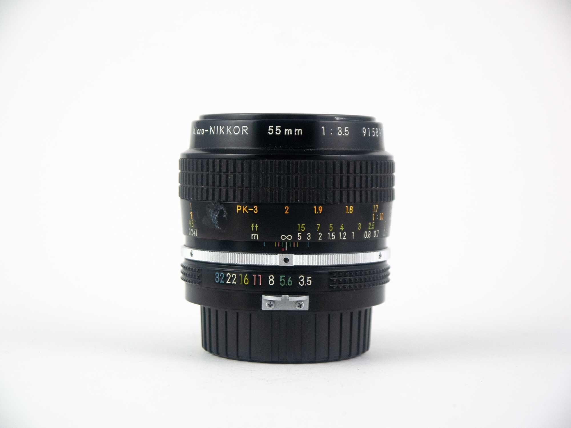 Objetiva manual Nikon Micro-Nikkor 55mm f3.5