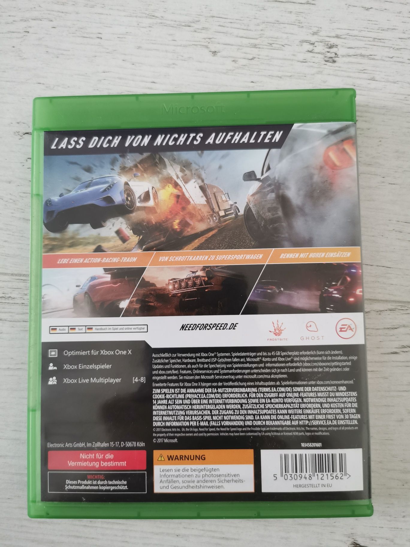 Gra nfs PAYBACK need for speed xbox one