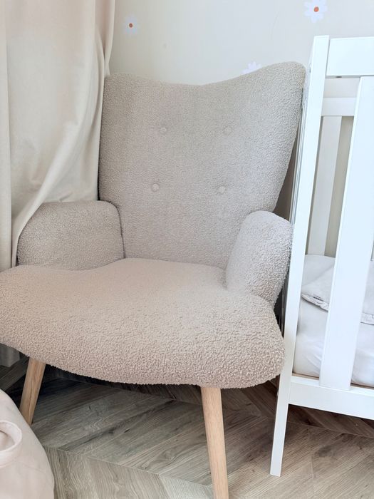 Fotel teddy stan idealny