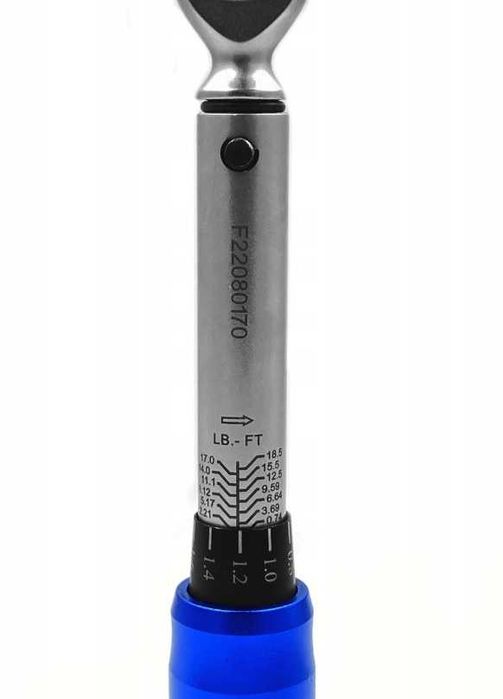 Динамометричний ключ Forsage двухсторонній 1/4" 1-25 Нм Сертифікат