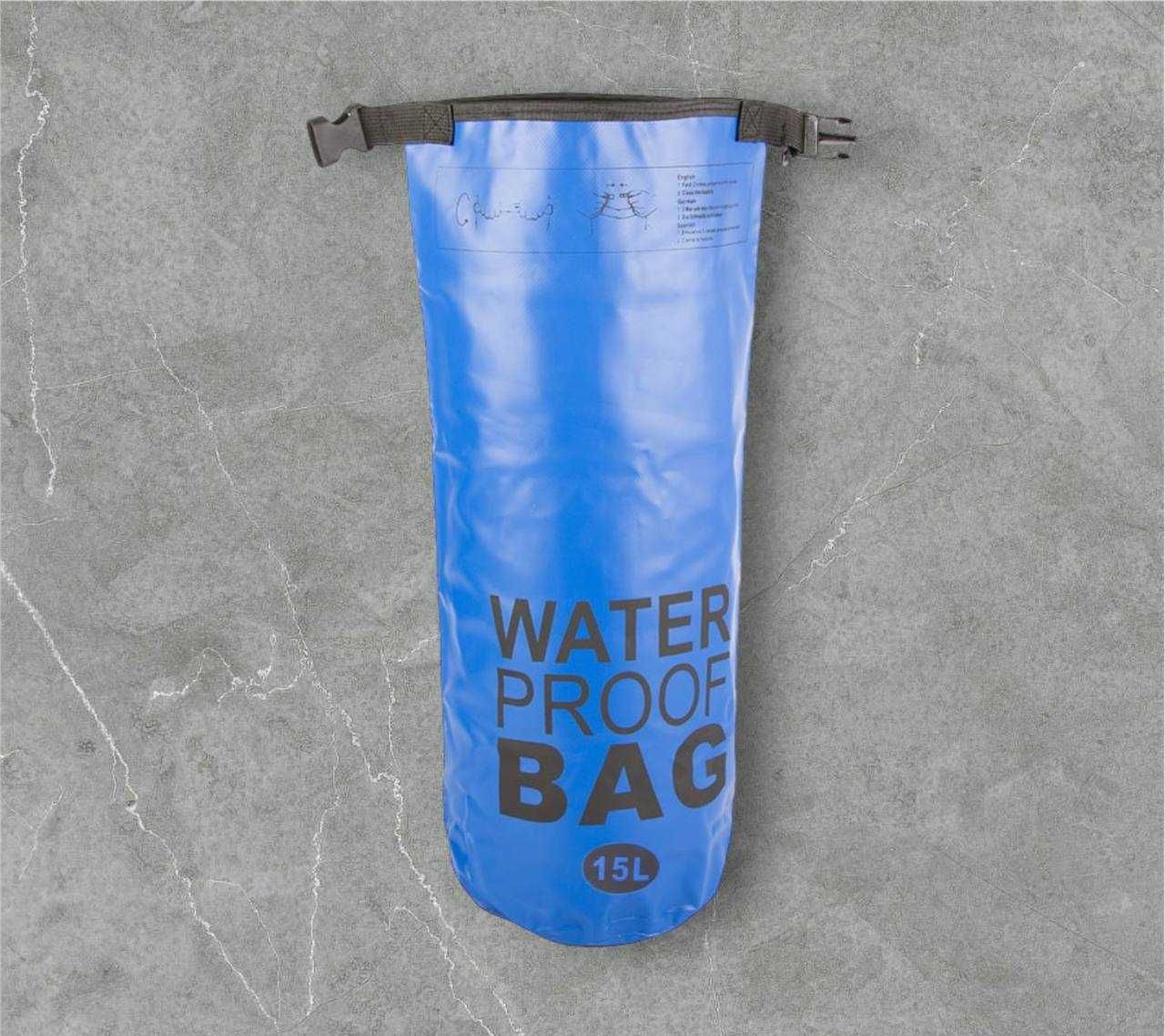 Worek wodoodporny wodoszczelny torba na kajak plecak turystyczny 15l