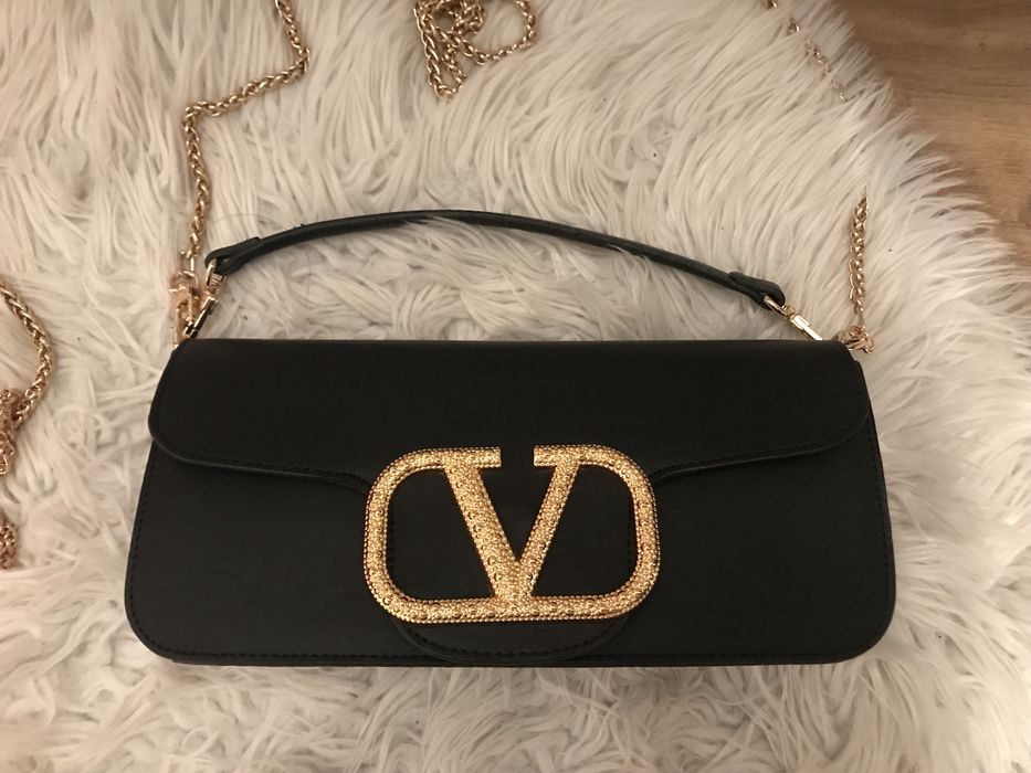 Torebka Valentino czarna rozowa 2 szt Nowe