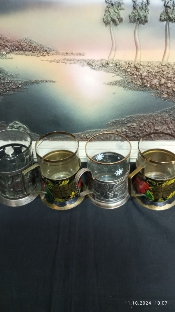 Старинные подстаканники