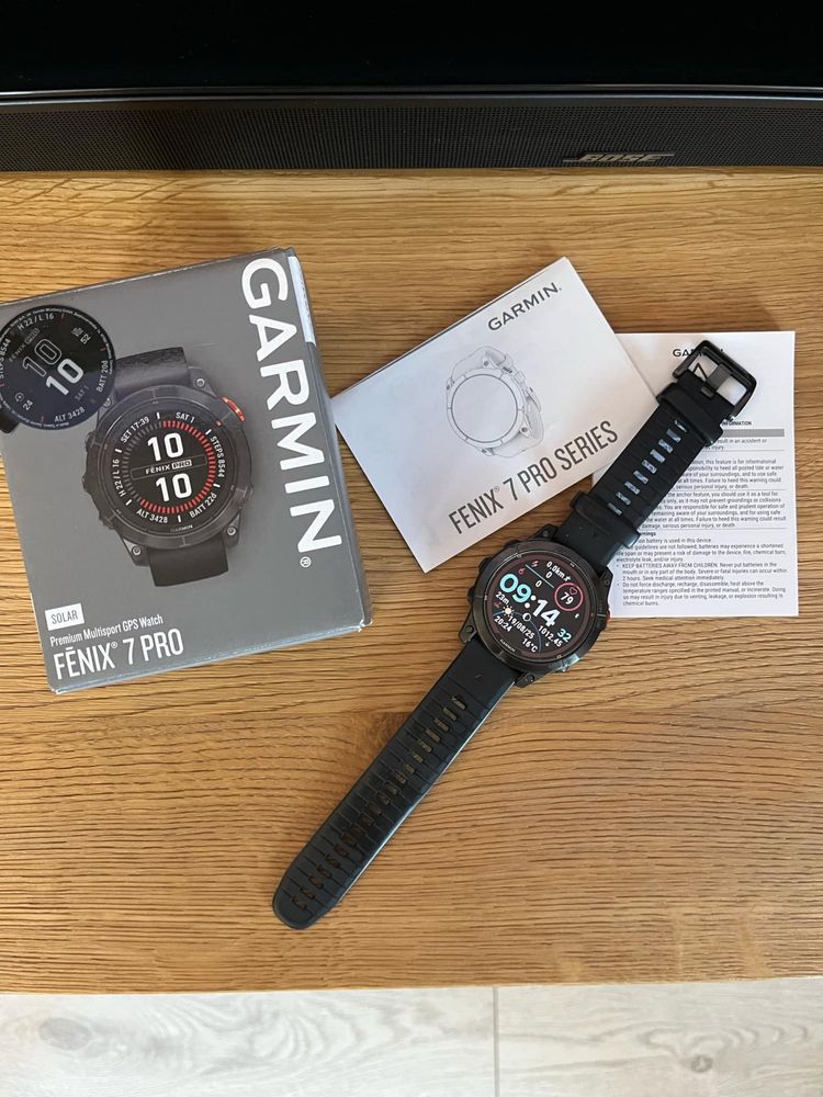 Garmin Fenix 7 pro Solar premium multisport GPS Watch