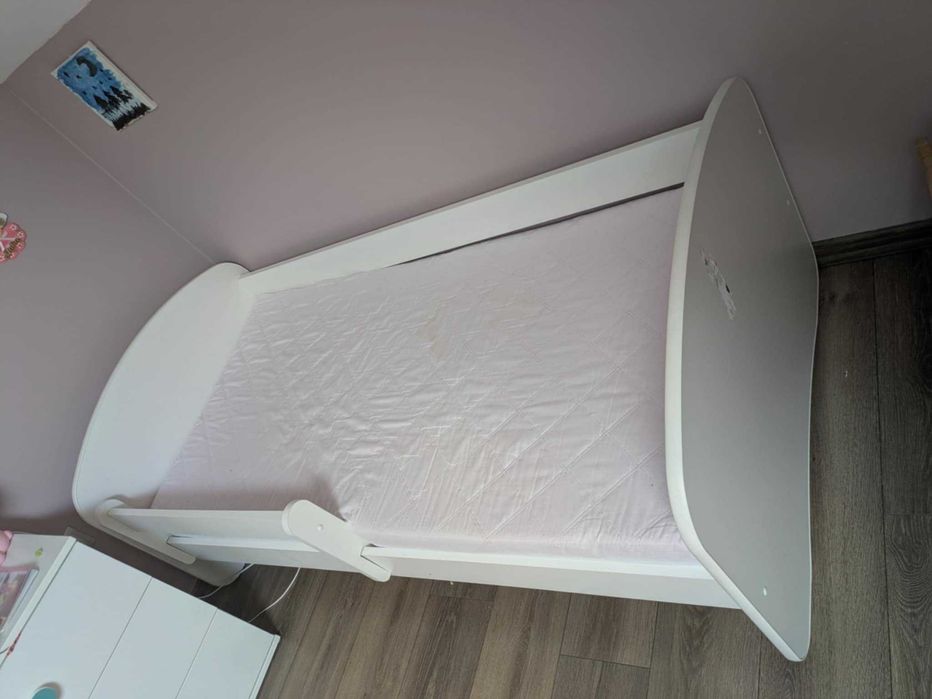 Łożko dziecięce Kobi LUK z szufladą i barierką 160x80