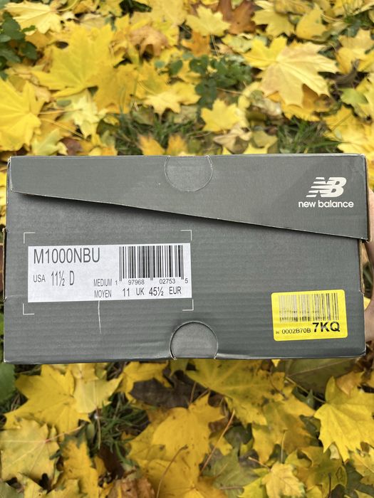 Кросівки чоловічі New balance 1000 Olive оригінал M1000NBU