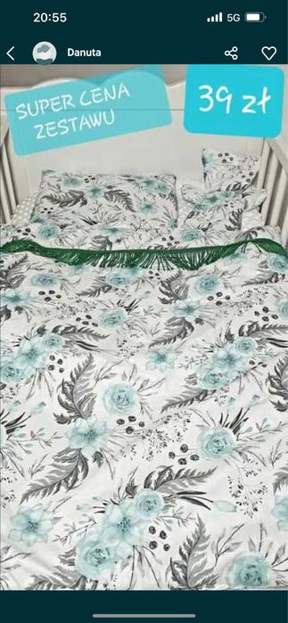 Kołderka Poduszka Miś pościel z wypełnieniem do wózka lub łóżeczka