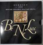 Set Conjunto Euro - Benelux 2003 BNC Holanda + Luxemburgo + Bélgica