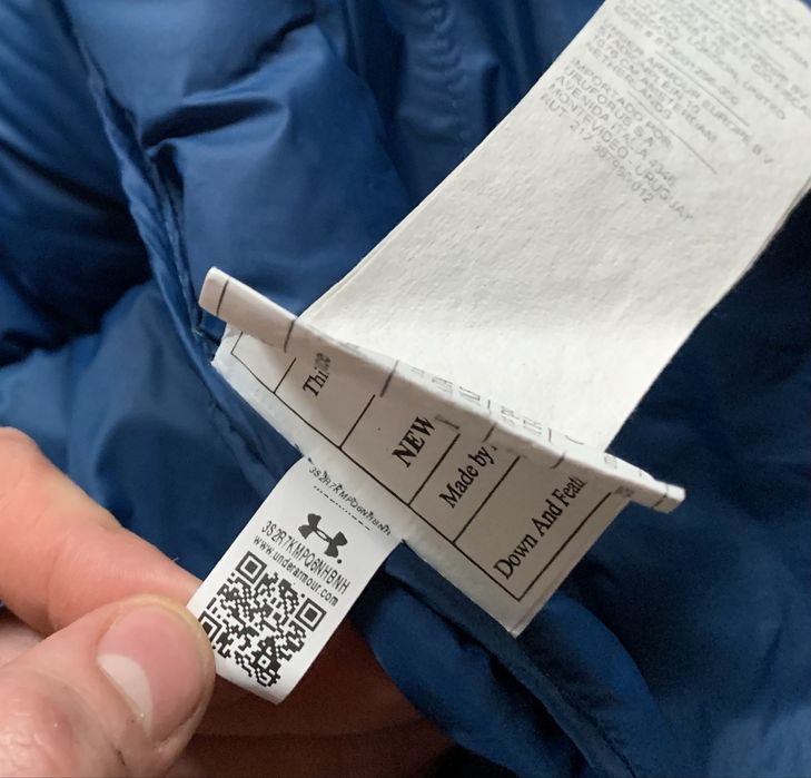 Пуховик Under Armour Down Jacket Blue 2.0 Size S-M