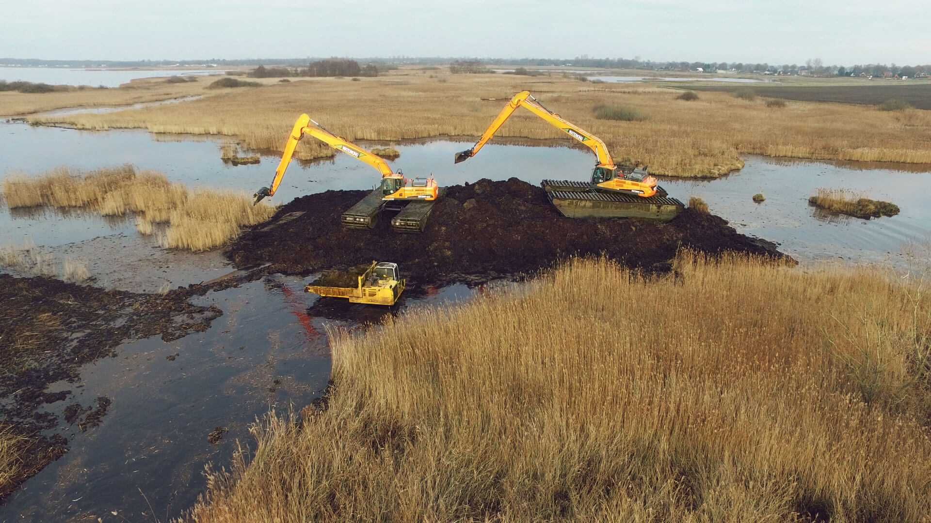 Оренда Екскаватор Амфібія.Оренда Довгорукий Екскаватор. Услуга