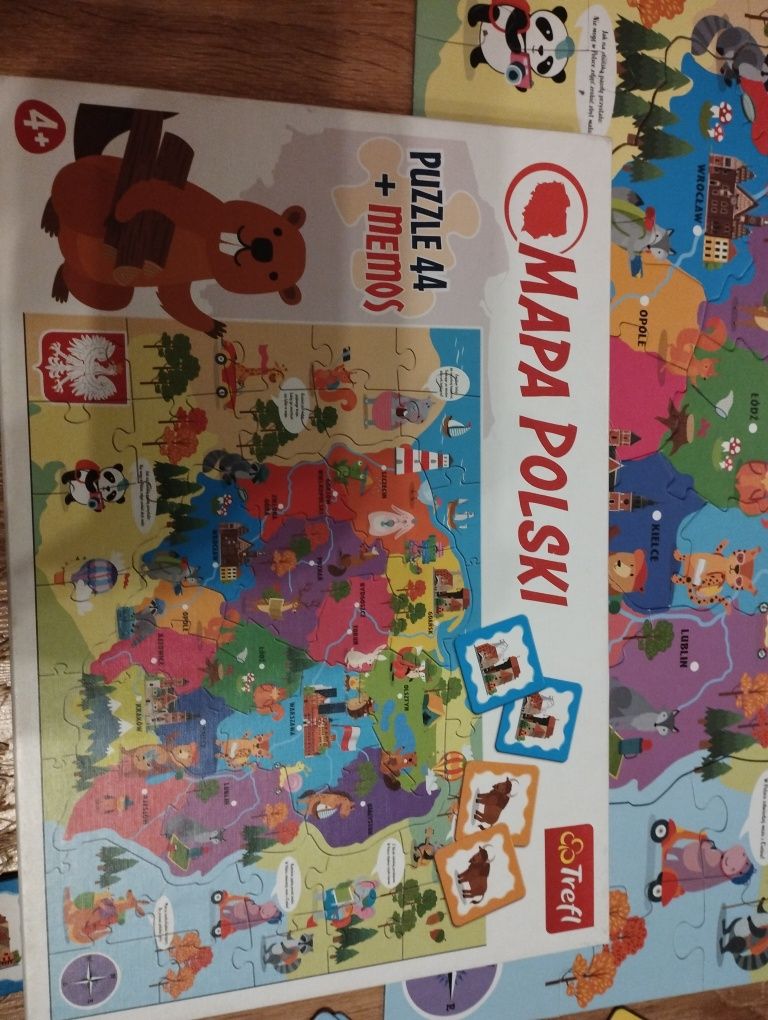 Puzzle Mapa polski