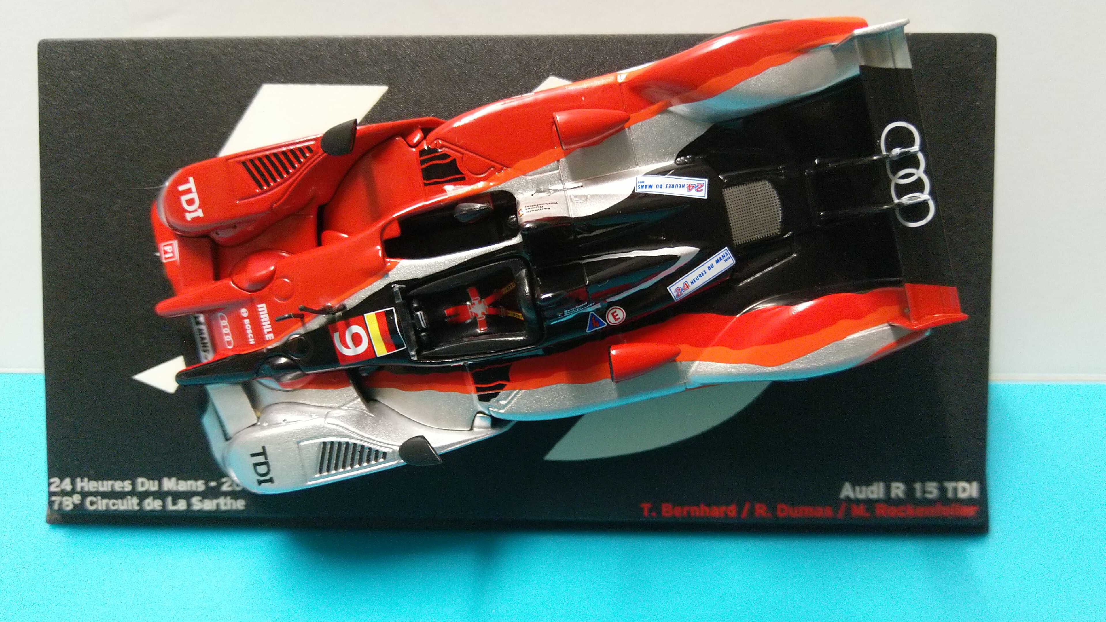 Audi R15 TDi #9: Vencedor 24h Le Mans 2010 - Miniatura escala 1/43