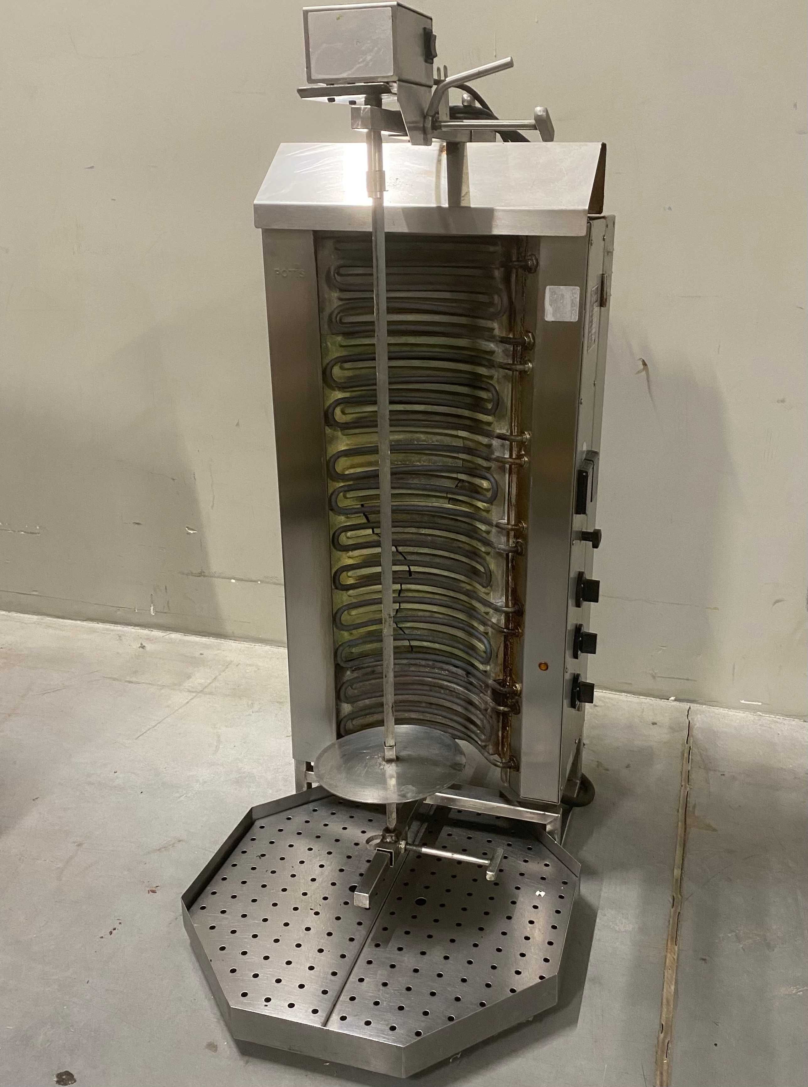 Grill Opiekacz Potis E3 elektryczny 4-palnikowy, 400V 9kW