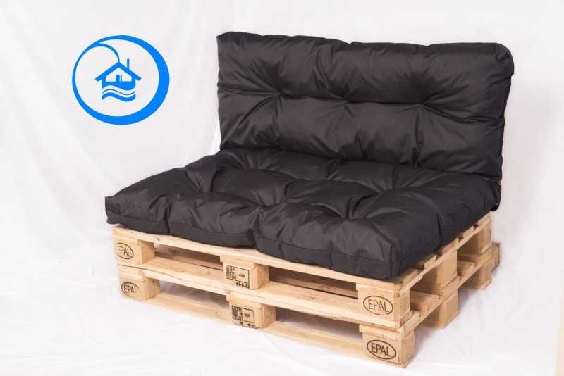 Zestaw poduszek  na meble z palet siedzisko 120x80 + oparcie 120x50