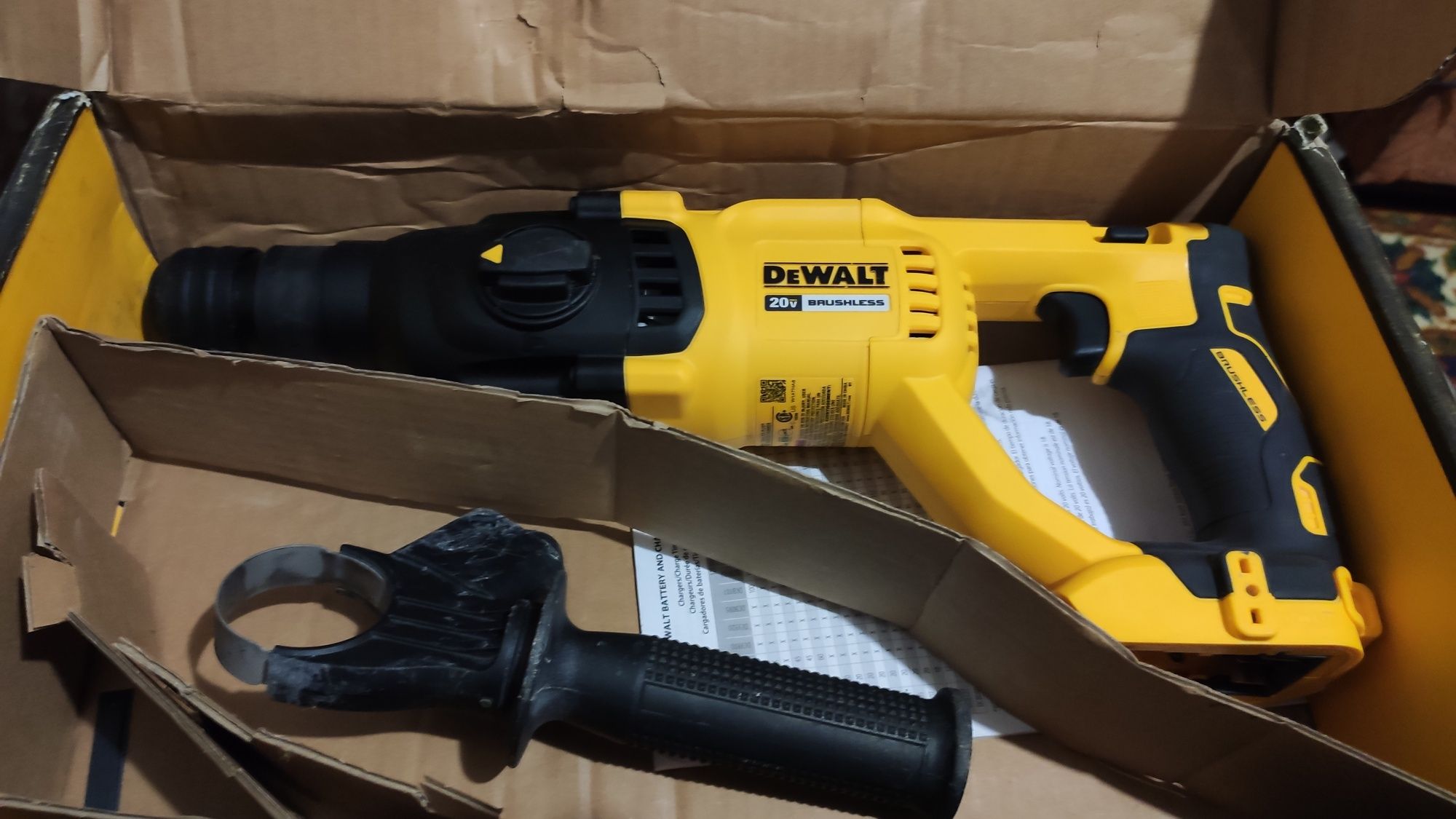 Dewalt DCH133 20v Max - безщітковий акумуляторний перфоратор