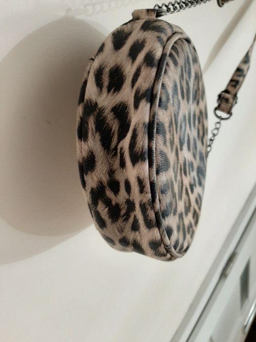 Primark torebka brąz panterka beż jak nowa