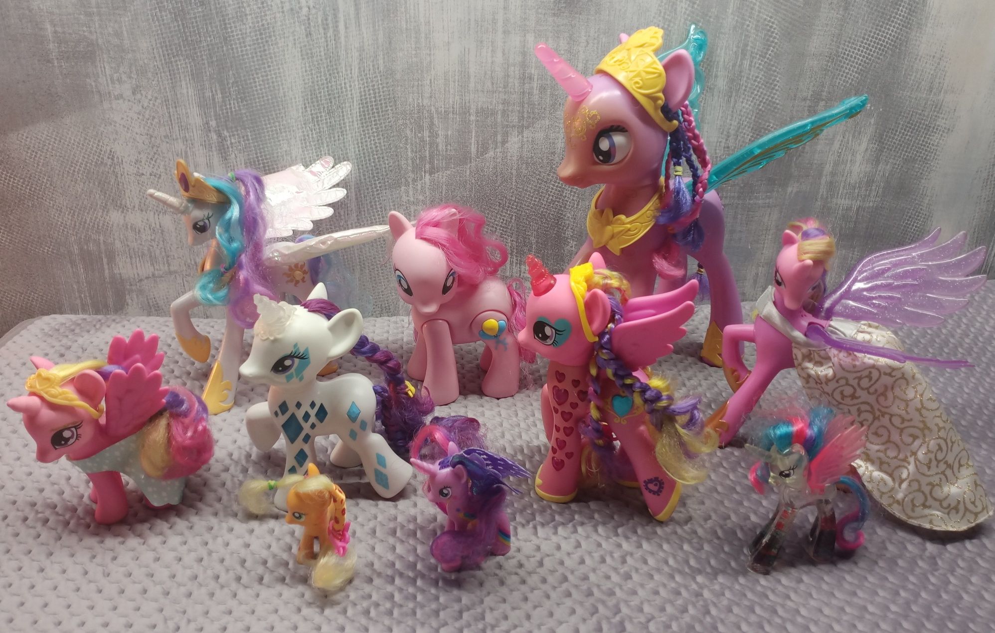 Kucyki My Little Pony Twilight Sparkle,Cadance,Rarity,Pinkie Pie 10szt