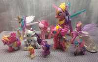 Kucyki My Little Pony Twilight Sparkle,Cadance,Rarity,Pinkie Pie 10szt