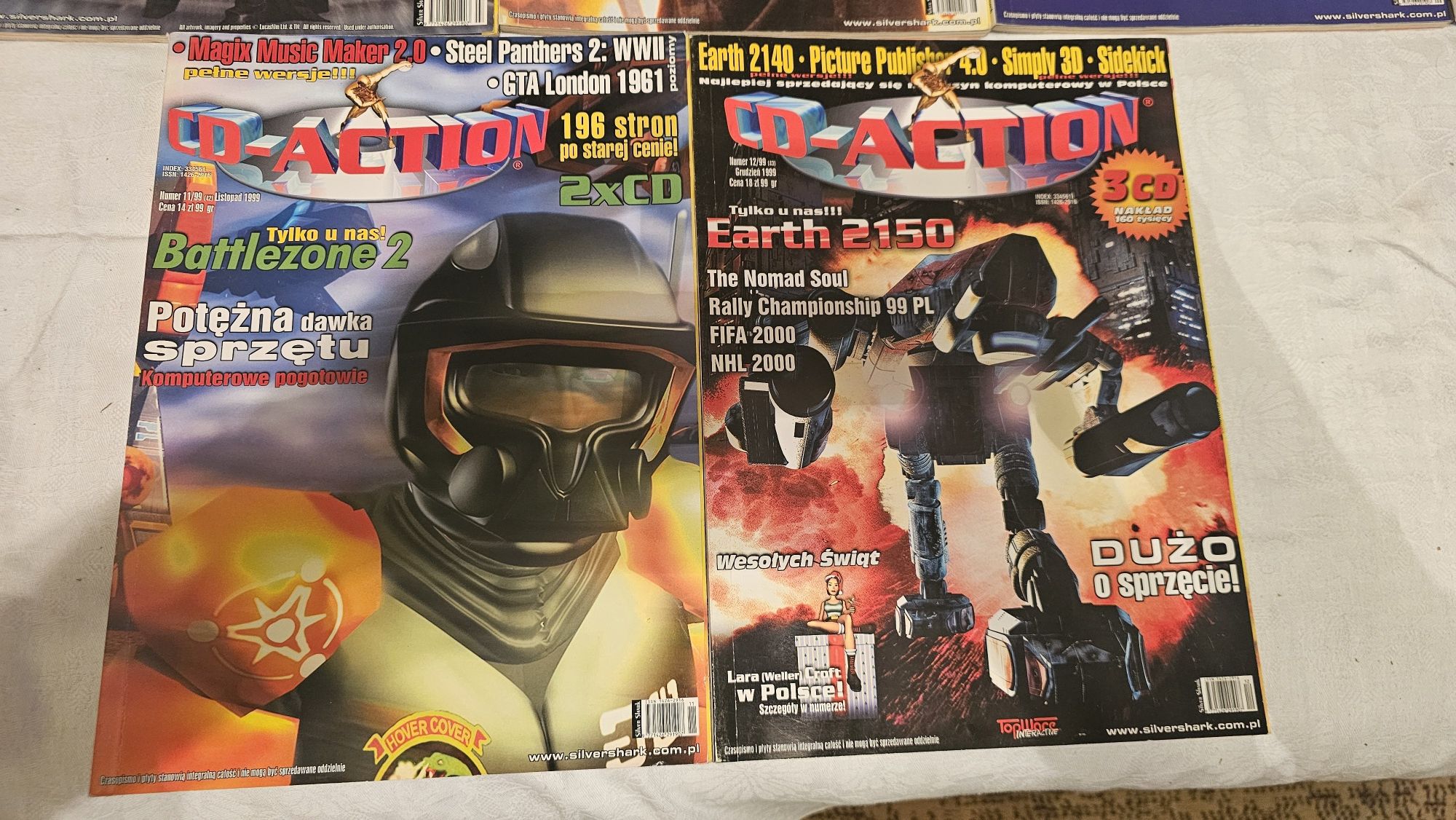 Sprzedam cały rocznik Cd-action z 1999 roku . 12 numerów .