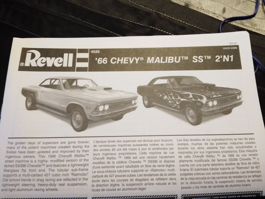 Model Revell Chevrolet Malibu 66