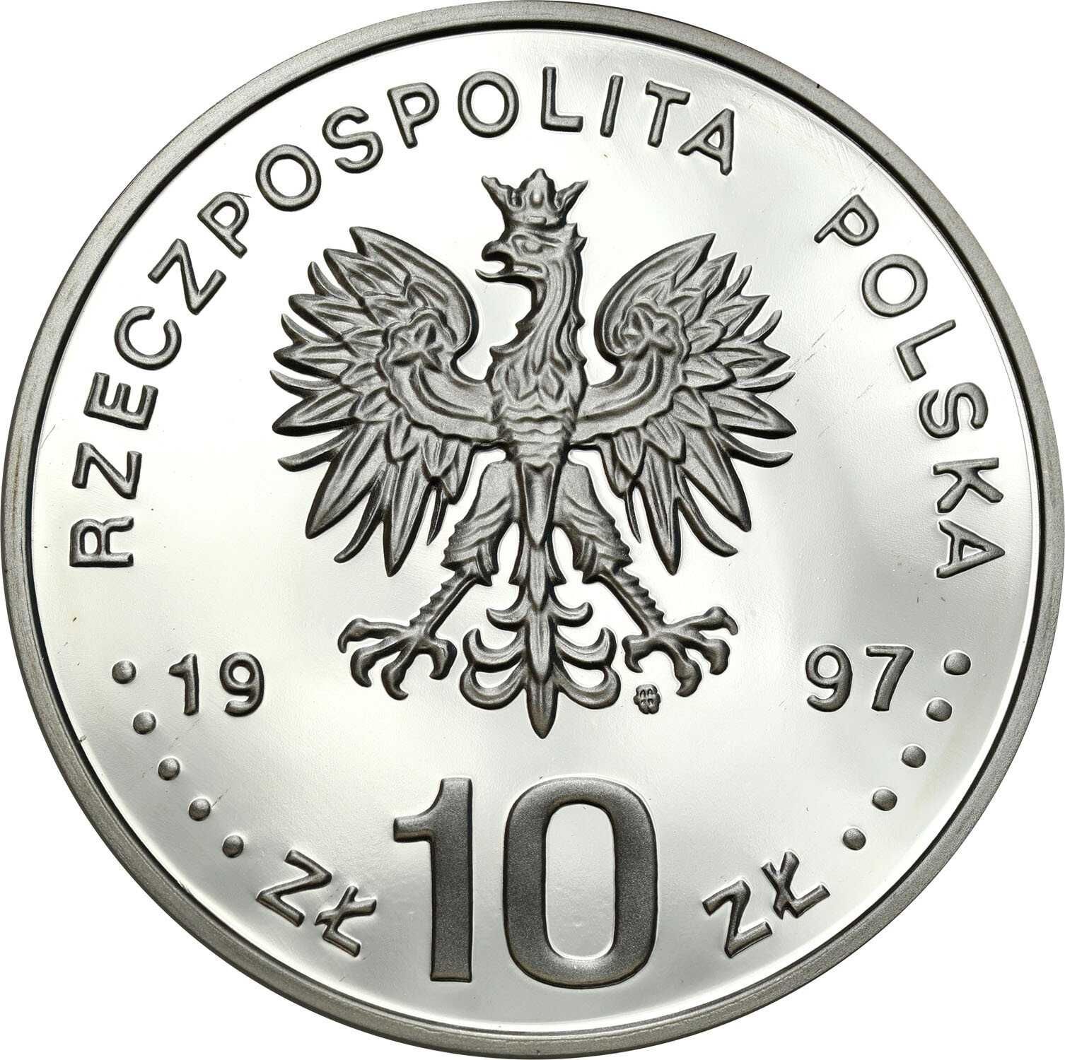 10 złotych Stefan Batory 1997 półpostać