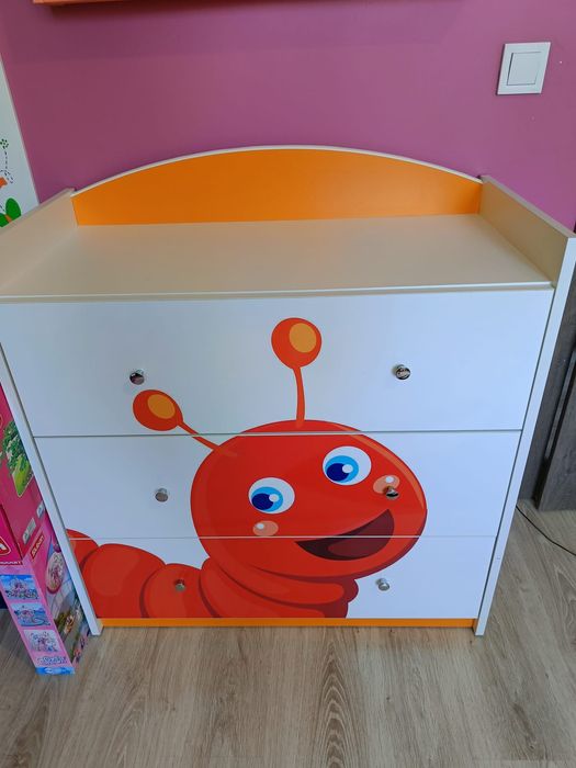 Meble dla dzieci Happy (szafa, regał, komoda, kufer)