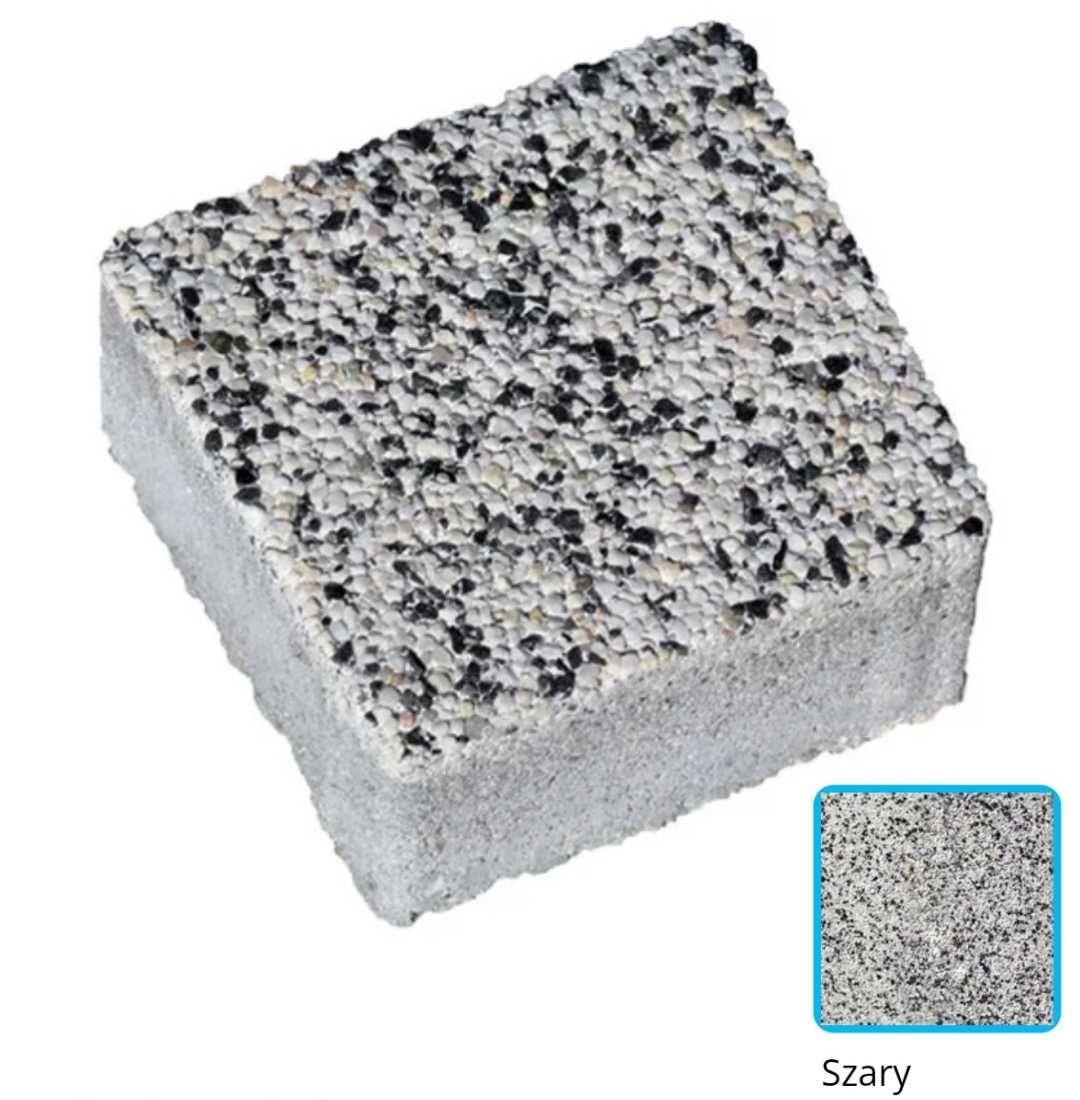 Kostka brukowa WESTA gr.4cm powierzchnia płukana szara,grafit HIT!