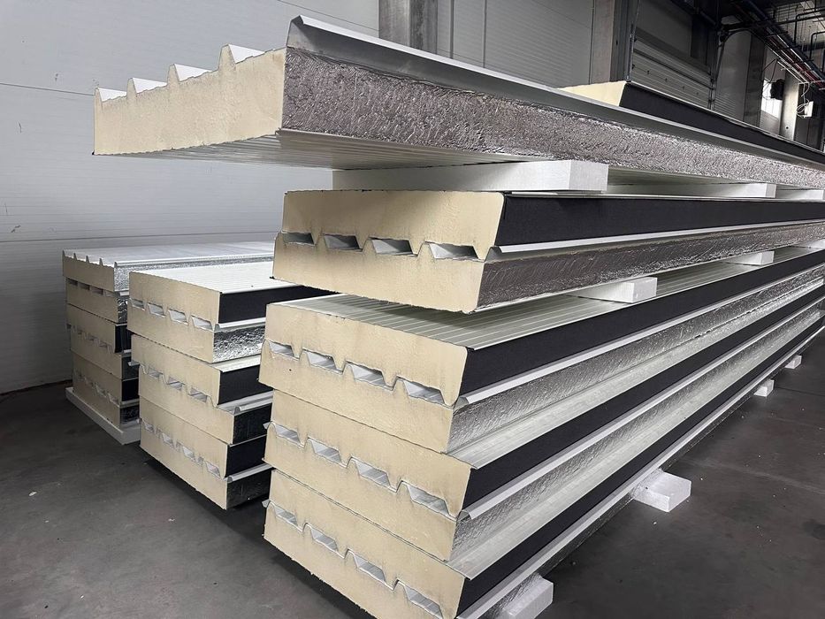 ОПТ дахові сендвіч панелі, купити сендвіч панелі, монтаж дахові панелі