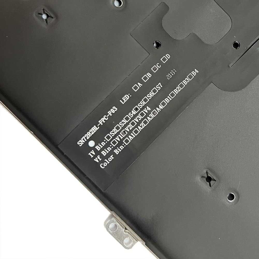 Zahara DE Podświetlany układ klawiatury Laptop do Dell Latitude