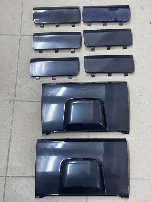 Заглушки заднего бампера mercedes ML w163 рестайл гарной якості