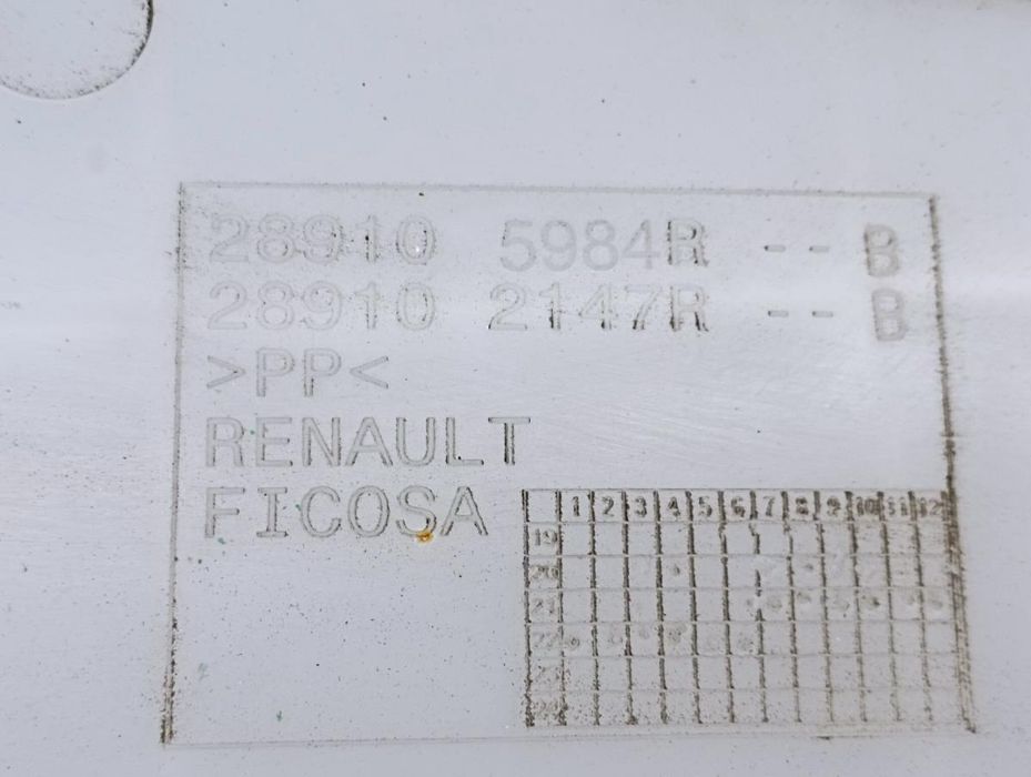 Reservatório / depósito água limpa vidros DACIA Sandero III