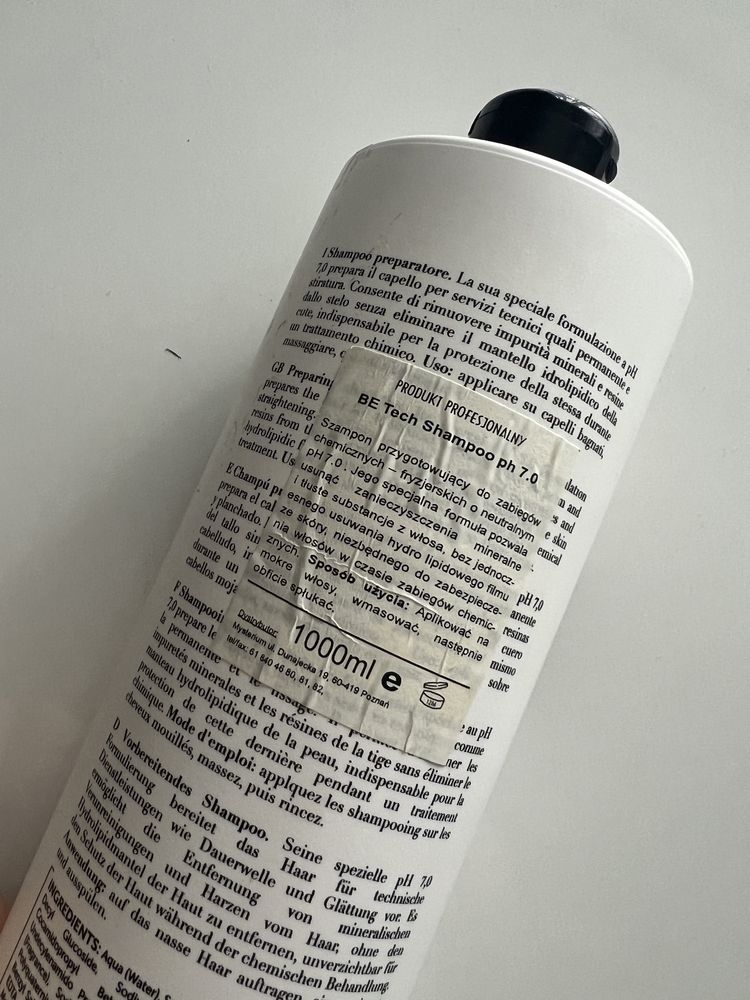 Be tech betech szampon shampoo 1000ml 1l
