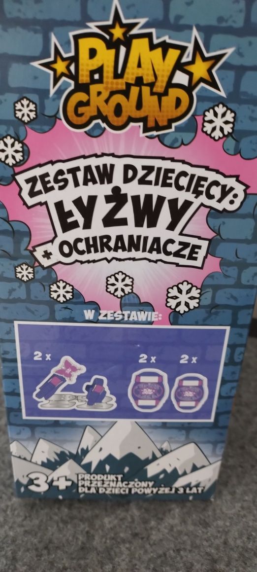 Łyżwy dziecięce i ochraniacze Play Ground