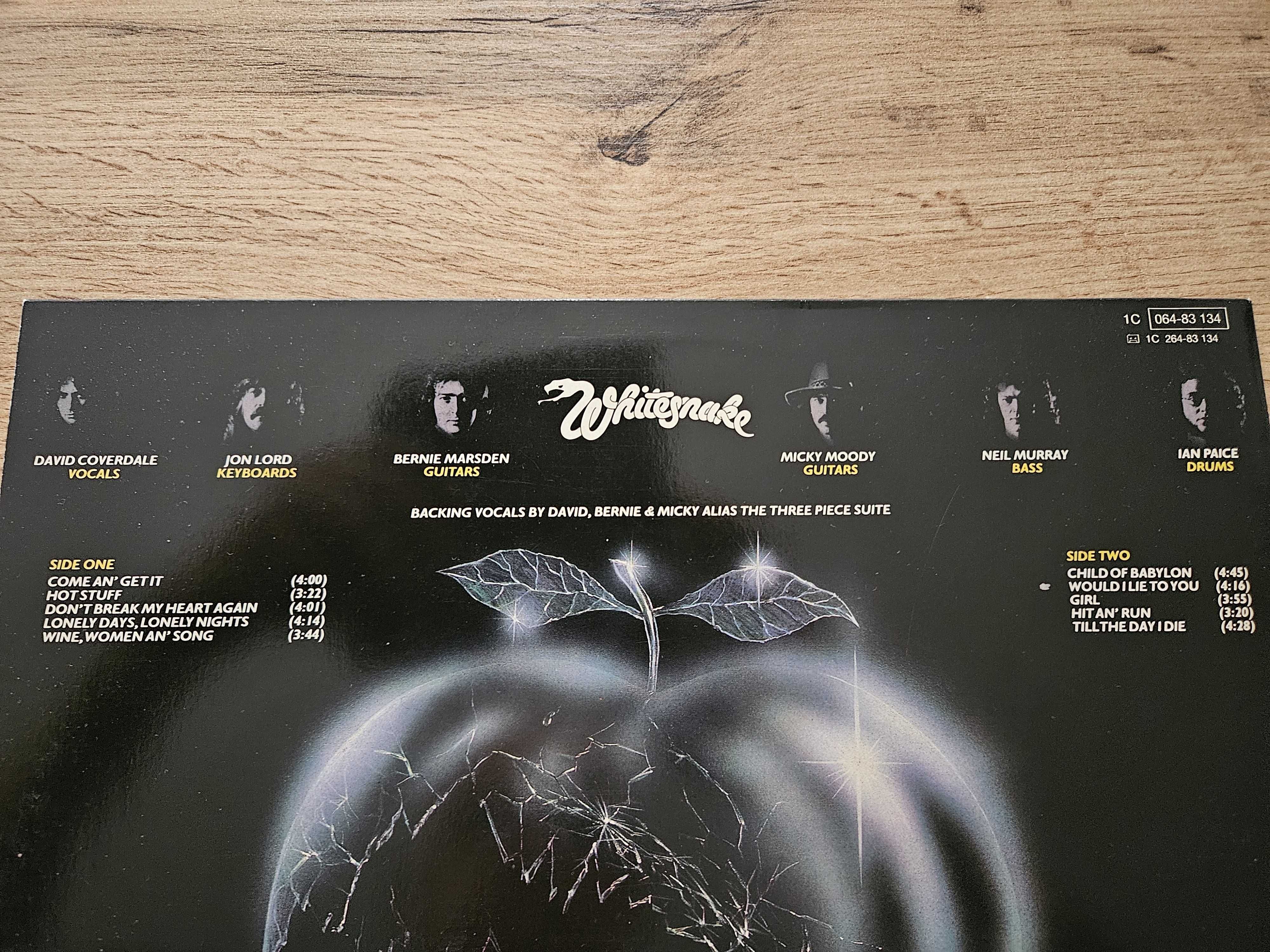 WHITESNAKE Come An' Get It LP 1981 Pierwsze Wydanie Super Stan