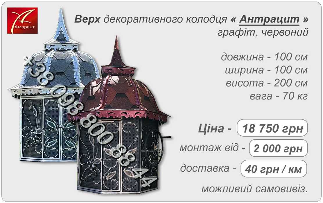Колодязь криниця дашок накриття корба цибриня домик для колодца