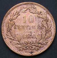 Luksemburg 10 centimes 1860